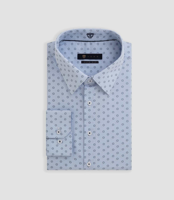 Izac Chemise Imprimée Ciel "Bruce"