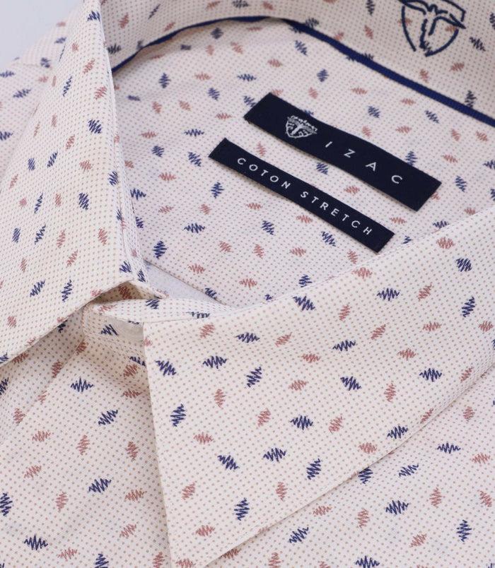Izac Chemise Imprimée écru