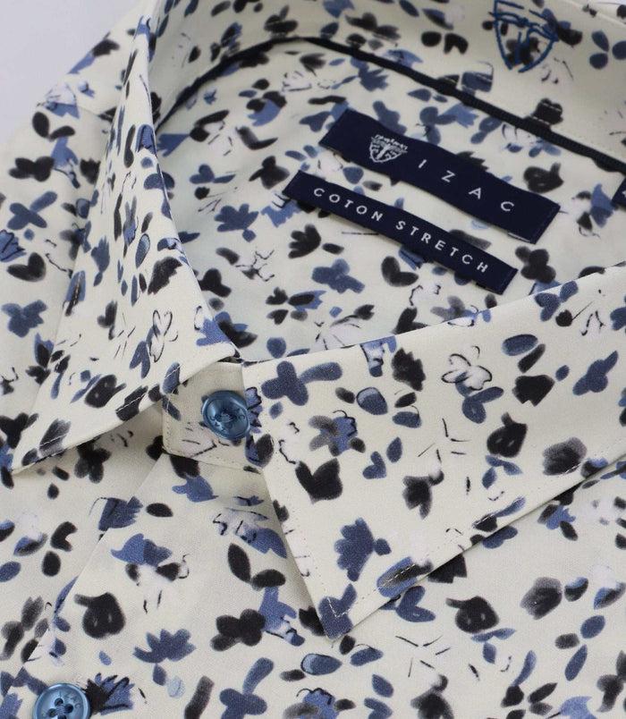 Izac Chemise Imprimée écrue