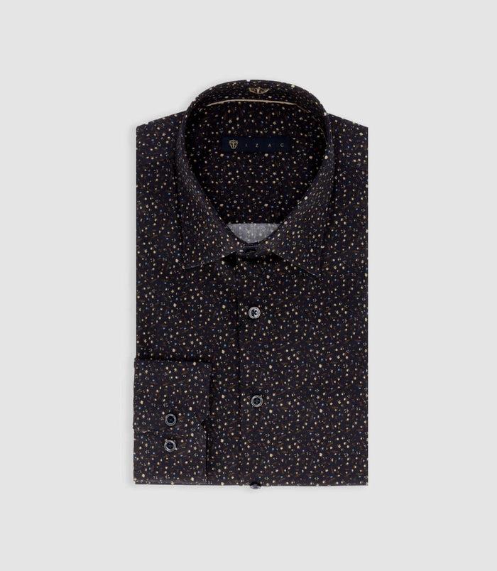 Izac Chemise Imprimée Floral Marron PERLO