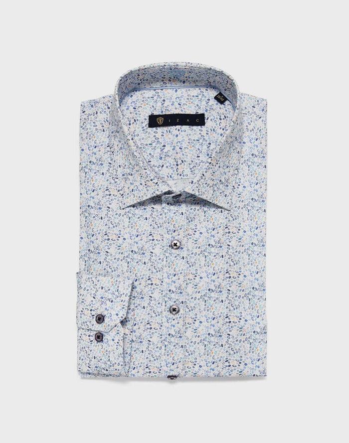 izac Chemise imprimée micro motif "Lanzio"