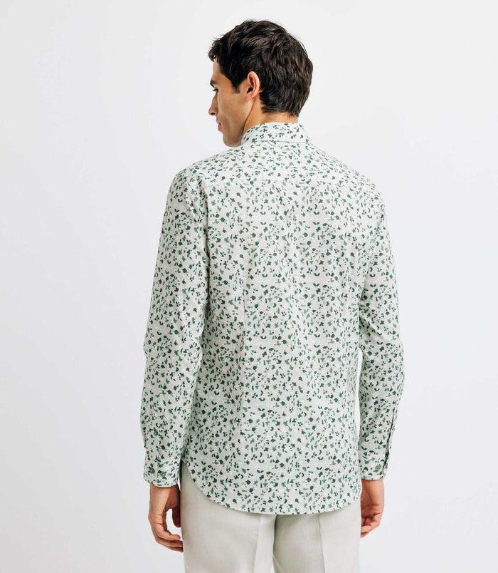 Izac Chemise Imprimée Verte