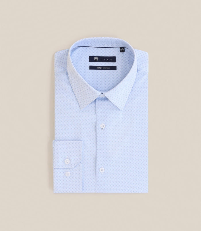 izac Chemise infroissable ciel