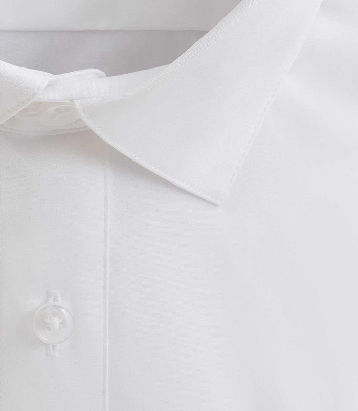 Izac Chemise Manches Courtes Blanche "Mange"