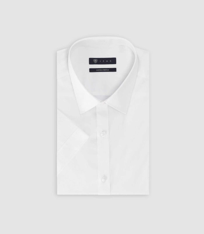 izac Chemise manches courtes blanche