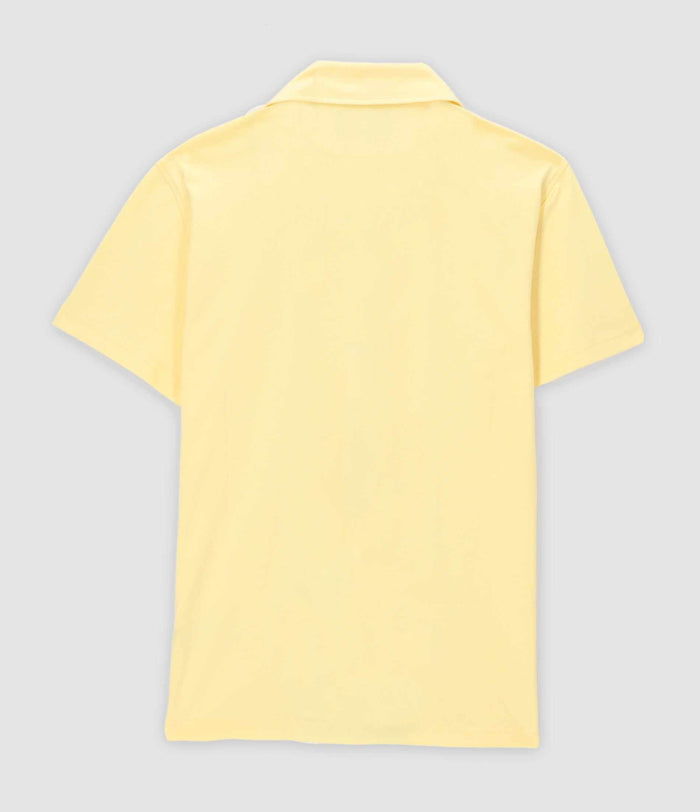 Izac Chemise Manches Courtes En Jersey Jaune KAMI2