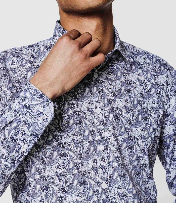 Izac Chemise Motif Cachemire