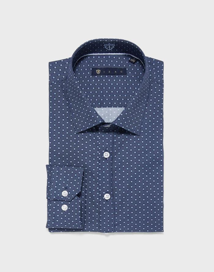 izac Chemise motif géométrique