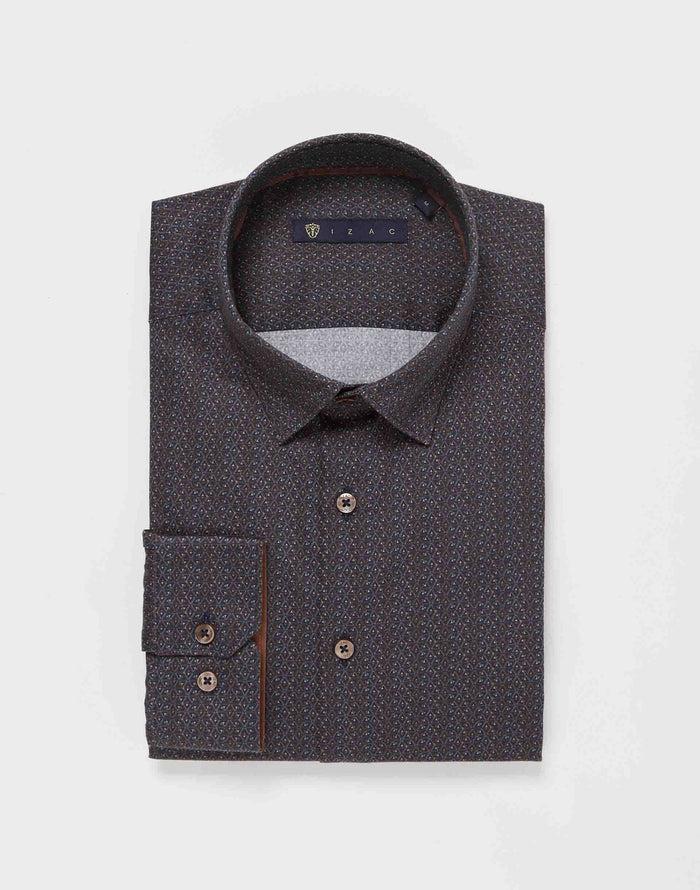 izac Chemise motif marine