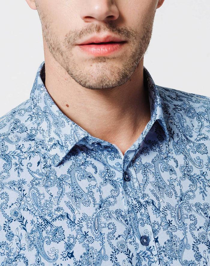Izac Chemise Motif Paisley