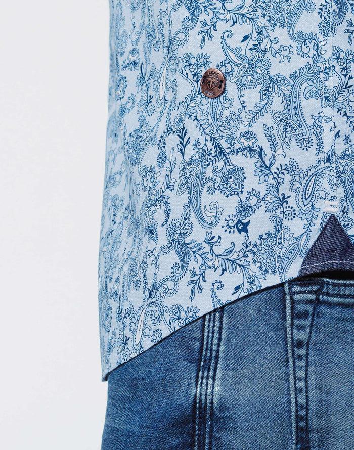 Izac Chemise Motif Paisley