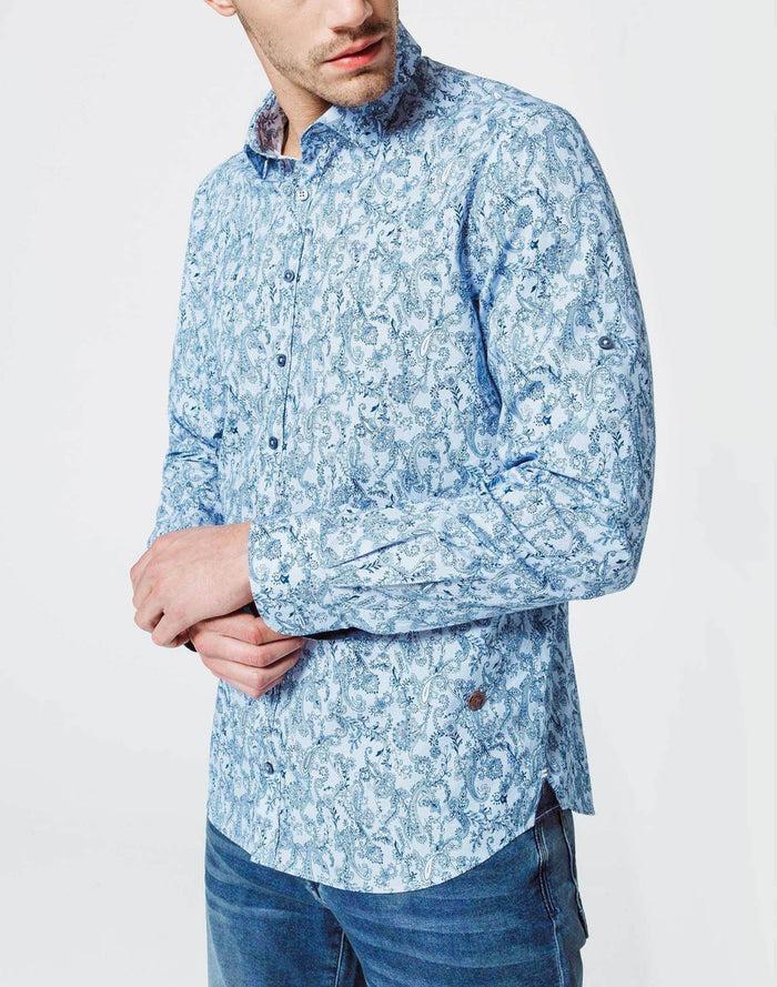 izac Chemise Motif Paisley