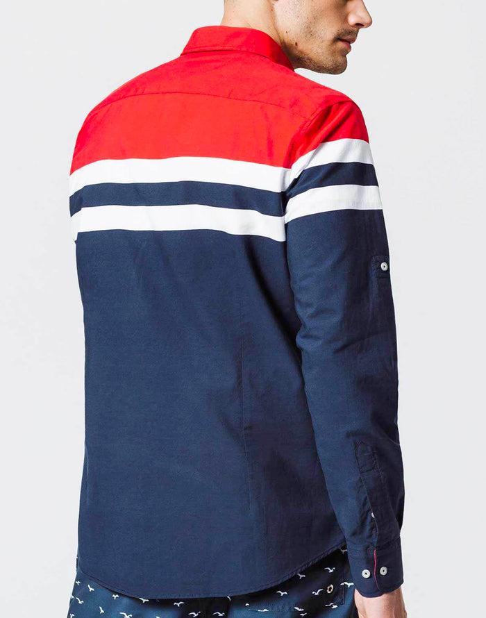 Izac Chemise Rayures Sport "Usso"