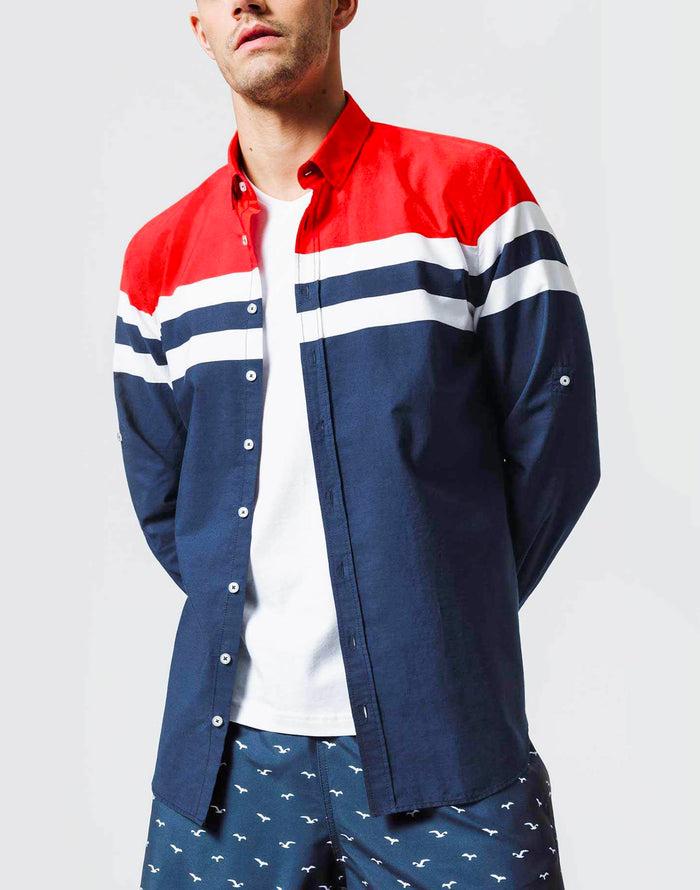 izac Chemise Rayures Sport "Usso"