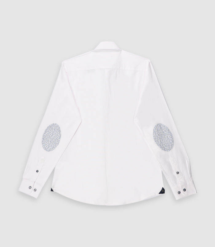 Izac Chemise Regular à Coudière Blanche KENTAOUT