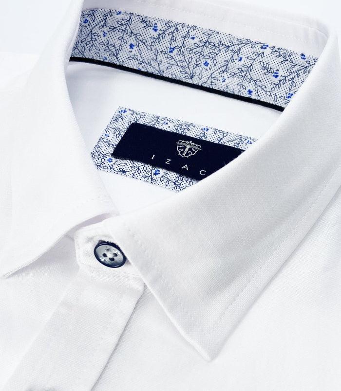 Izac Chemise Regular à Coudière Blanche KENTAOUT