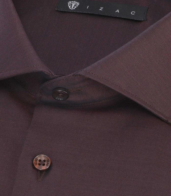 Izac Chemise Regular En Coton Bordeaux PEYO