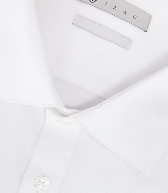 Izac Chemise Repassage Facile Blanche "Merlin"