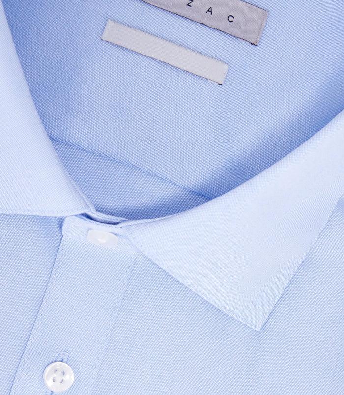 Izac Chemise Repassage Facile Bleu Ciel "Merlin"