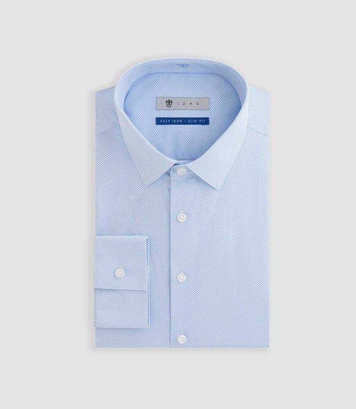 izac Chemise repassage facile ciel "Donovan"
