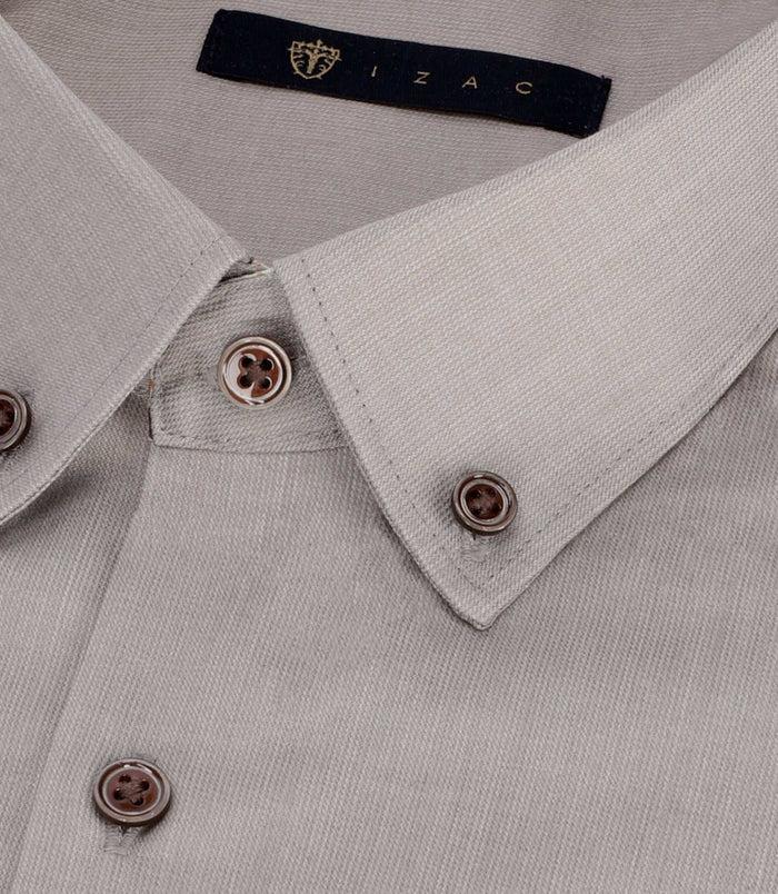 Izac Chemise Slim Beige PABLO