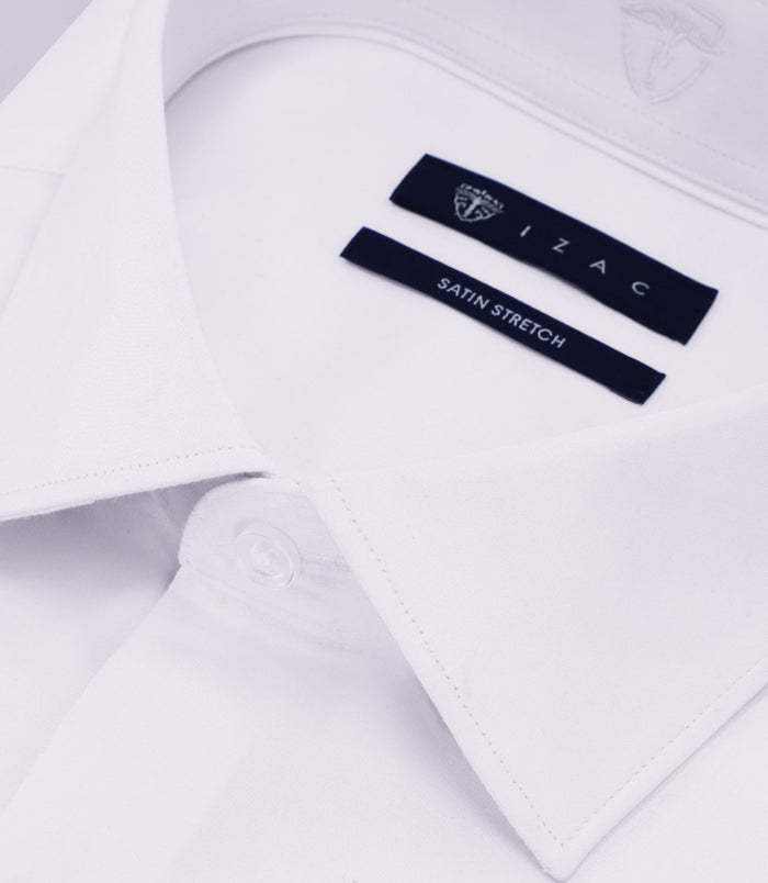 Izac Chemise Slim Blanche