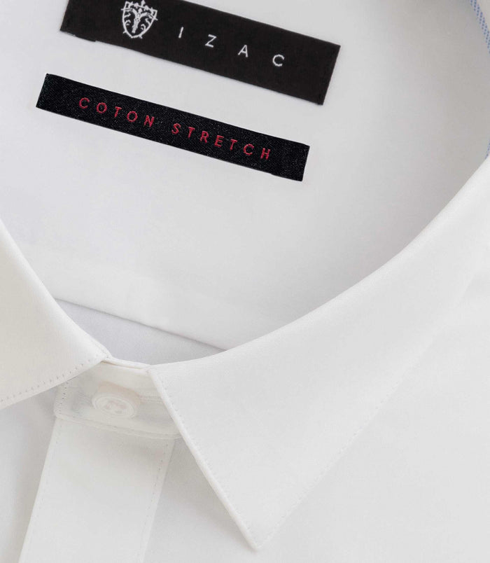 Izac Chemise Slim Blanche