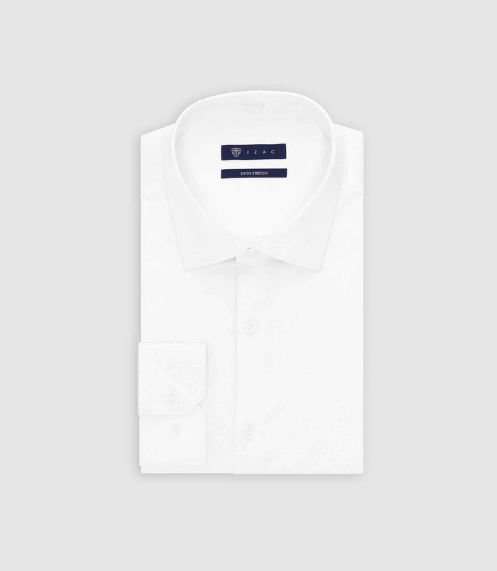 izac Chemise slim blanche