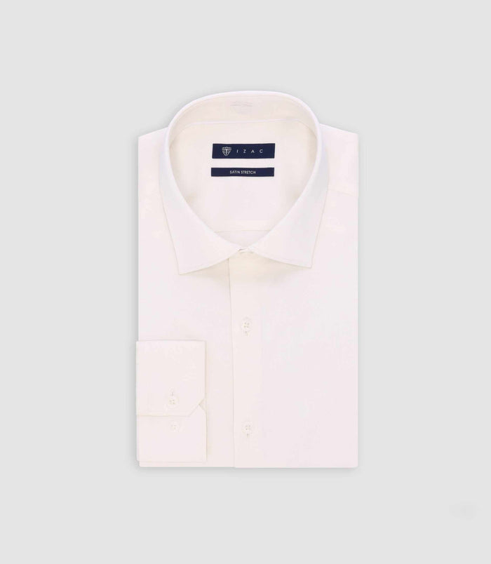 izac Chemise slim écrue