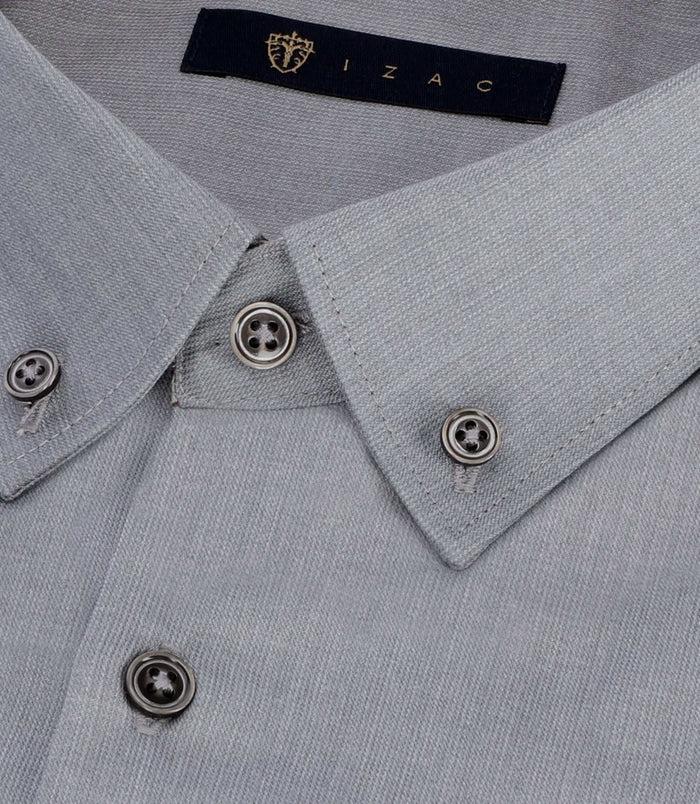 Izac Chemise Slim Grise PABLO