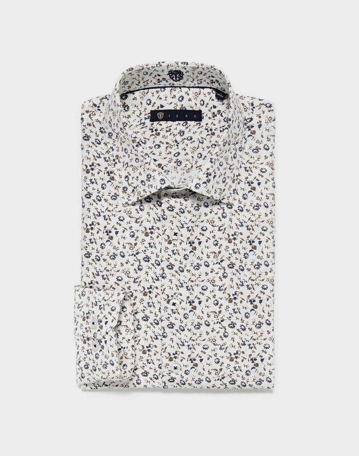 izac Chemise slim motif floral