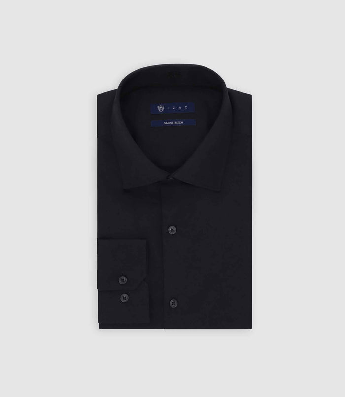 izac Chemise slim noire