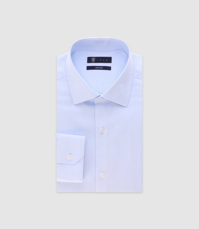 izac Chemise twill infroissable ciel