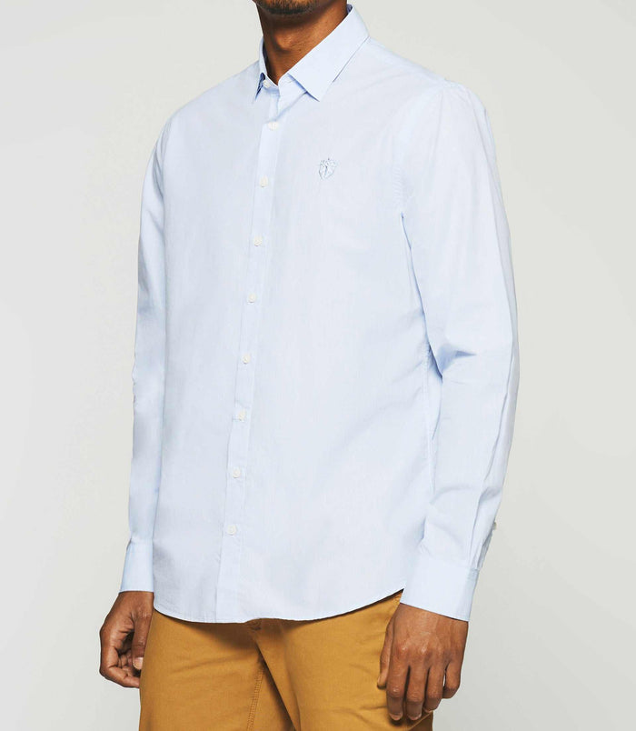 Izac Chemise Unie Bleu Ciel KENNETH
