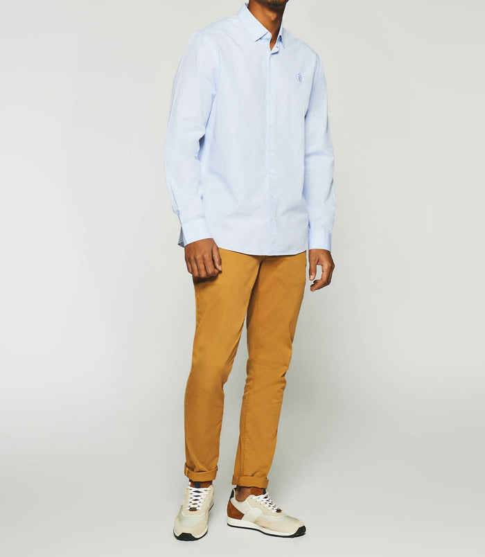 izac Chemise unie bleu ciel KENNETH