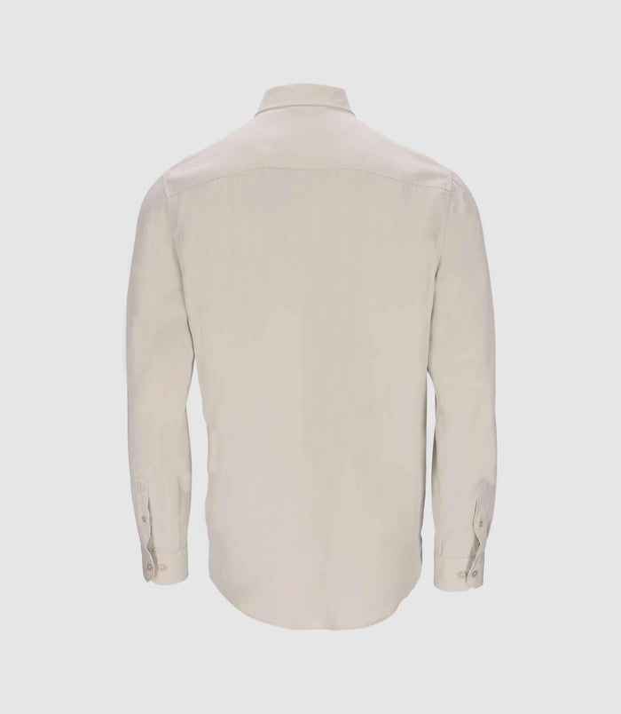 Izac Chemise Unie Casual Mastic JULIEN