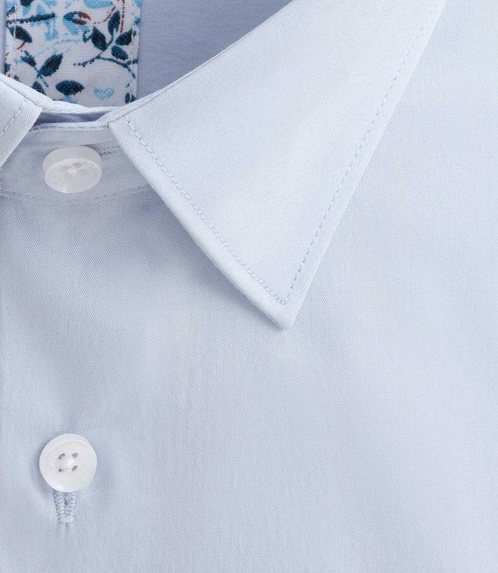 Izac Chemise Unie Fantaisie Ciel "Dani"