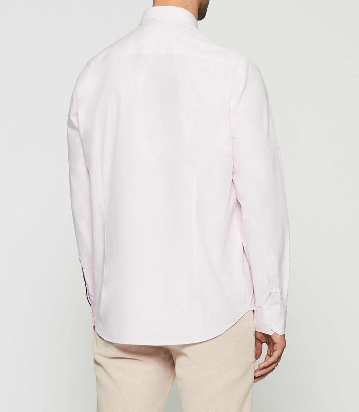 Izac Chemise Unie Regular Rose KENNETH