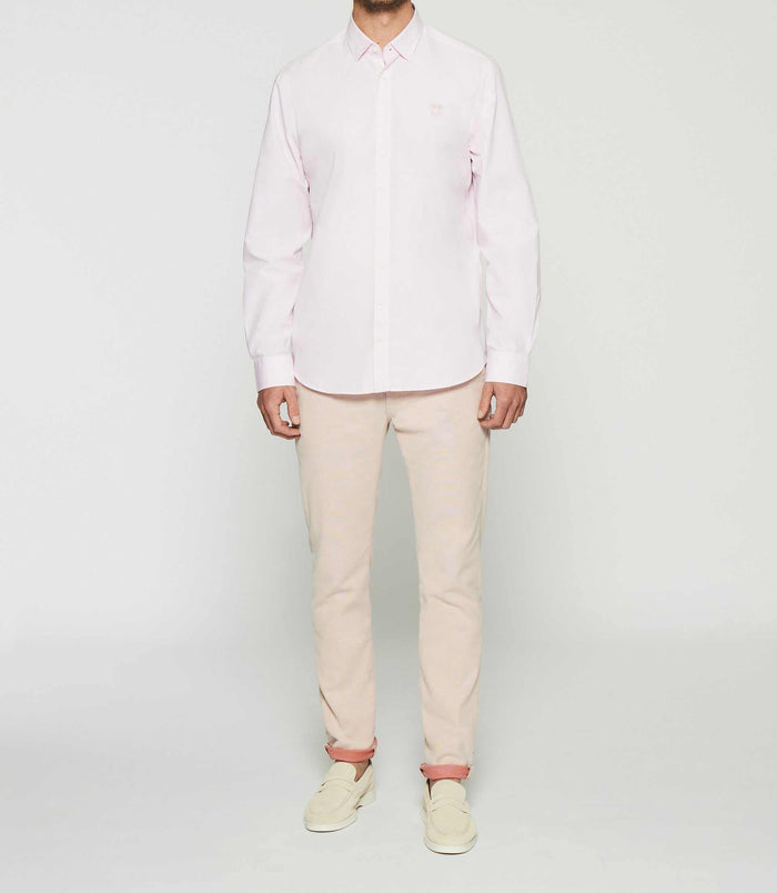 izac Chemise unie regular rose KENNETH