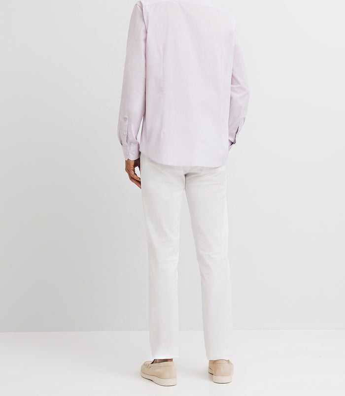 Izac Chemise Unie Violet Parme