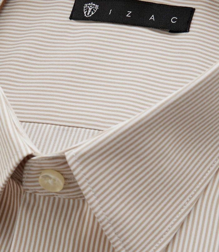 Izac Chemise Ville Beige "Difast002"