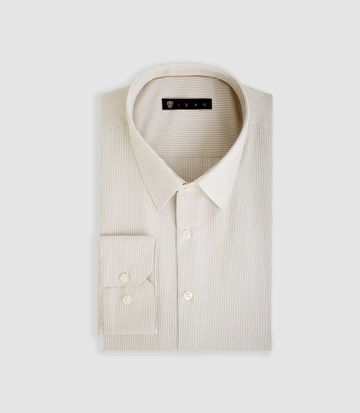 Izac Chemise Ville Beige "Difast002"