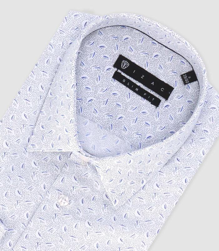 Izac Chemise Ville Bleu "Tifast007"