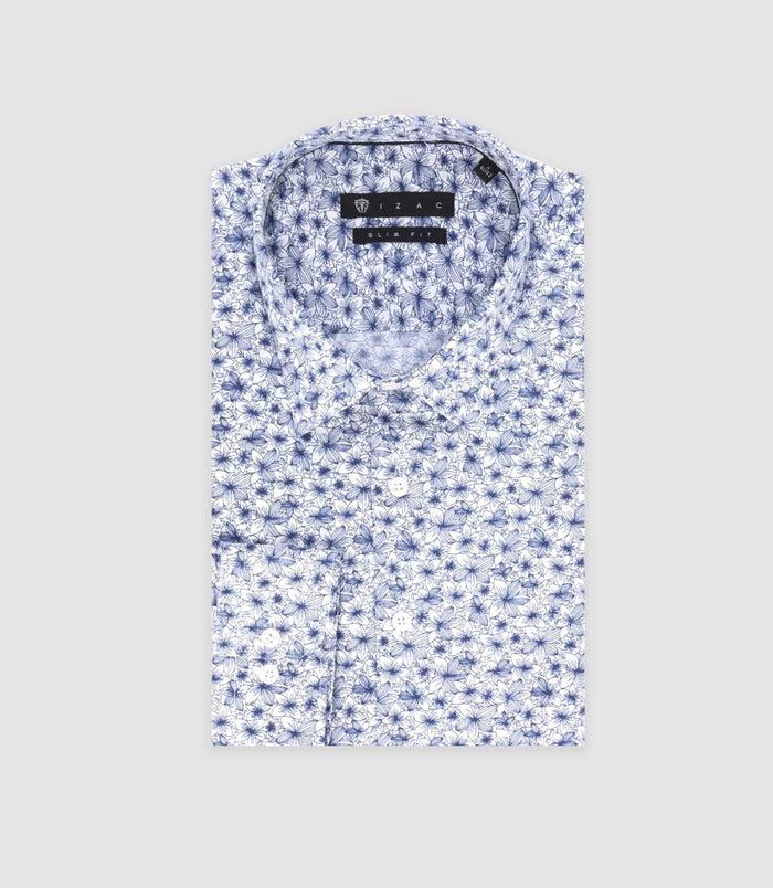 Izac Chemise Ville Bleu "Tifast013"