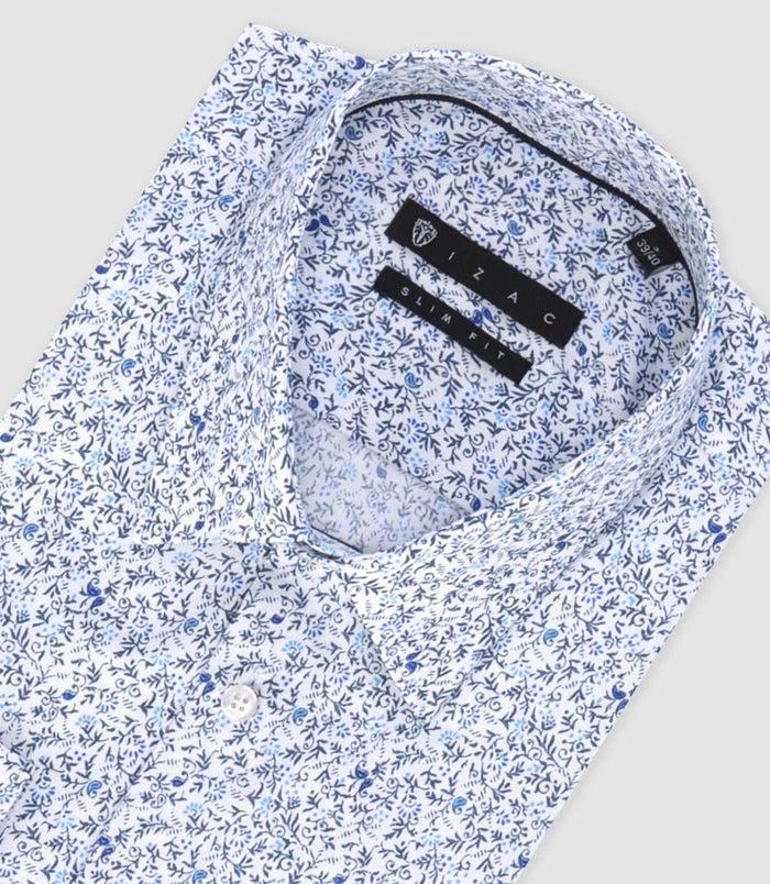 Izac Chemise Ville Bleu "Tifast014"