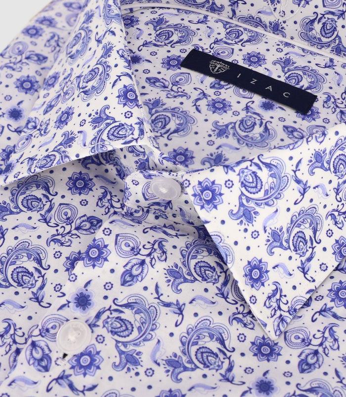 Izac Chemise Ville Bleue