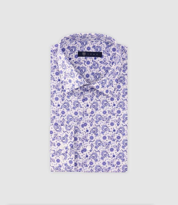 izac Chemise ville bleue