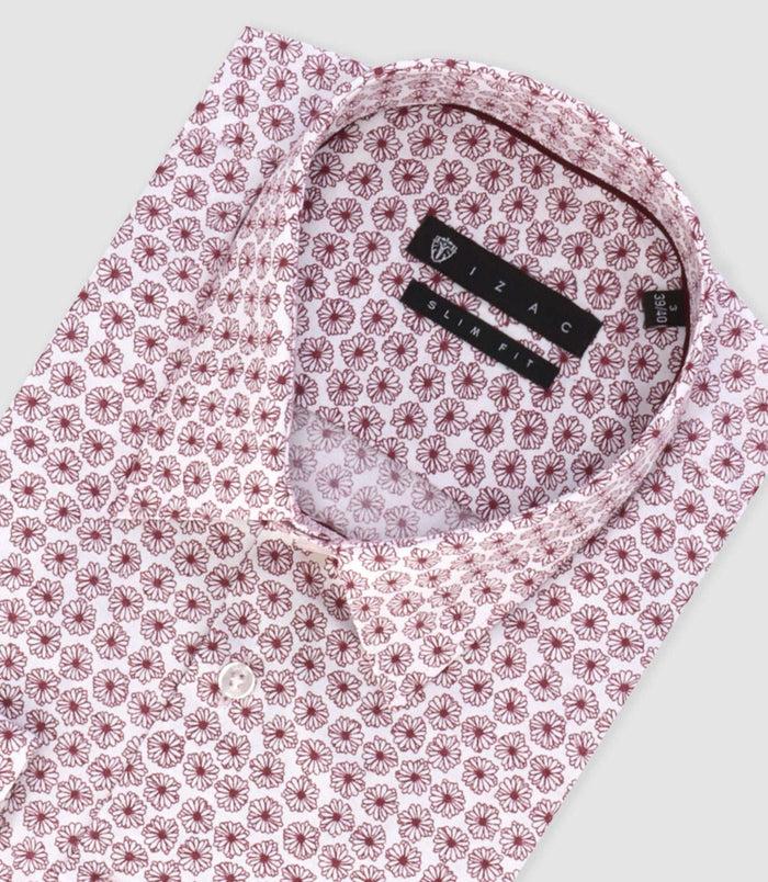 Izac Chemise Ville Bordeaux "Tifast016"