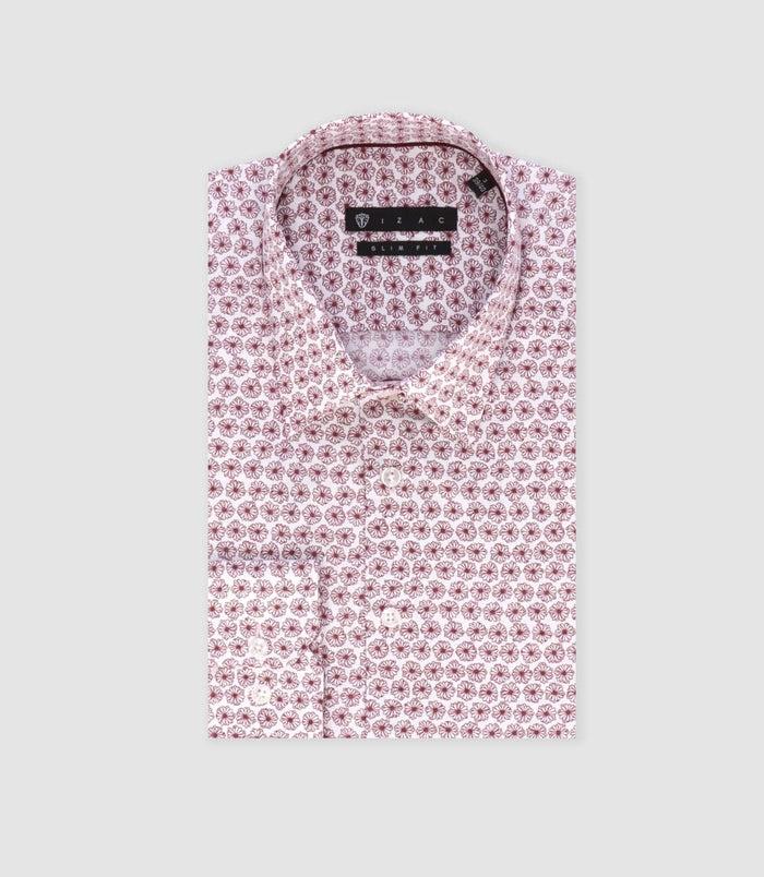 Izac Chemise Ville Bordeaux "Tifast016"