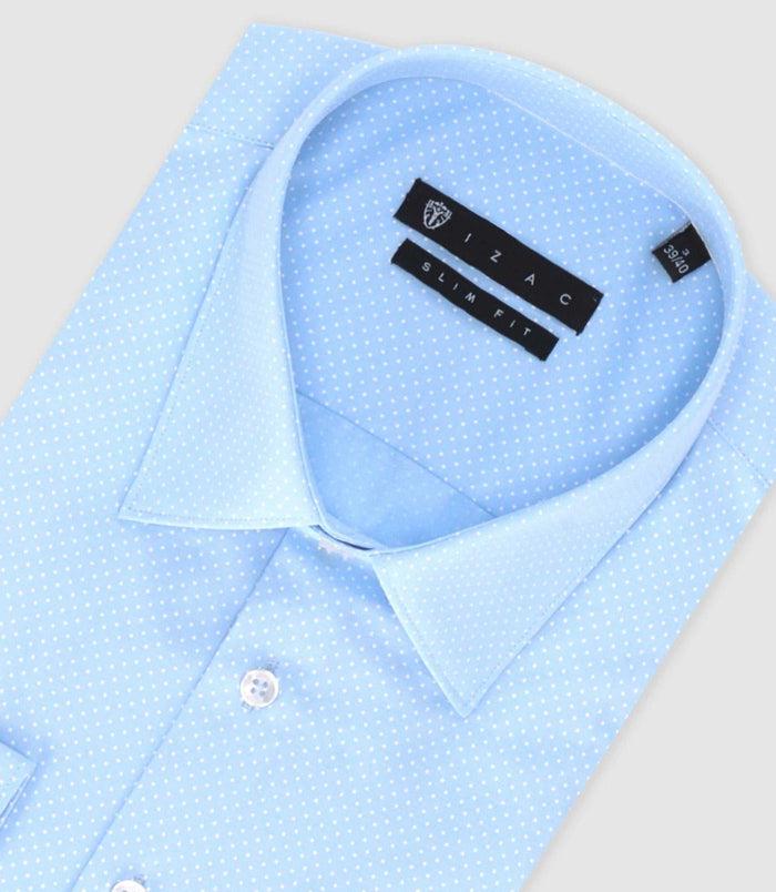 Izac Chemise Ville Imprimé Bleu Ciel "Tifast002"